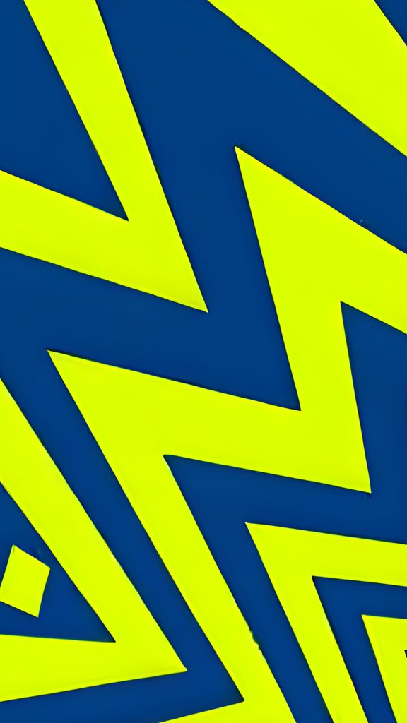 Blue and lime green mobile phone wallpaper for Android